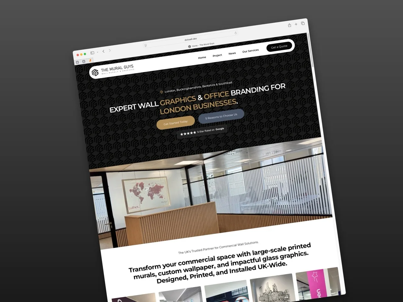 New website for the Mural Guys