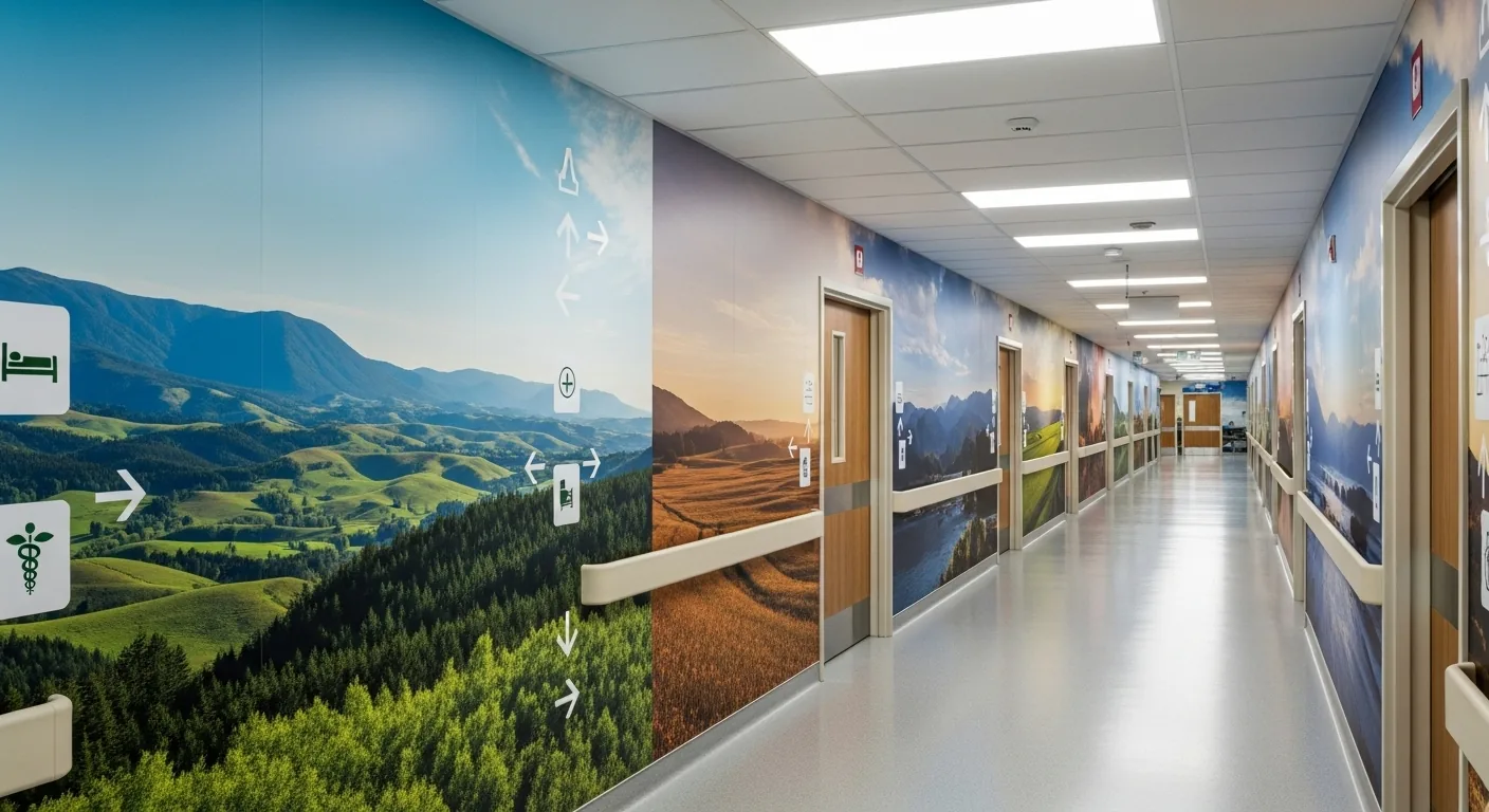 Wayfinding & Infection Control Graphics, Major UK Hospital