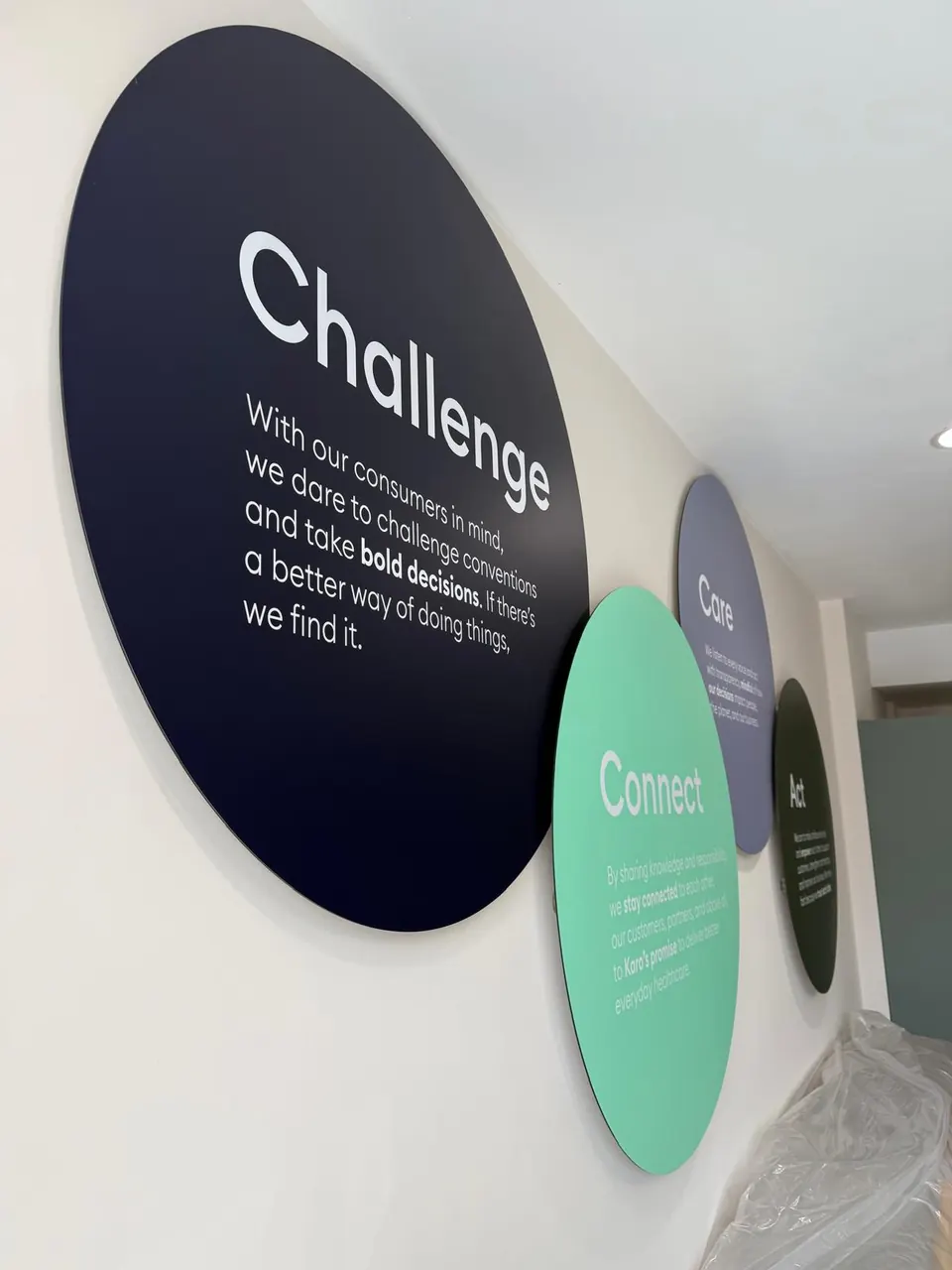 Karo Healthcare's Maidenhead Office Graphics & Branding