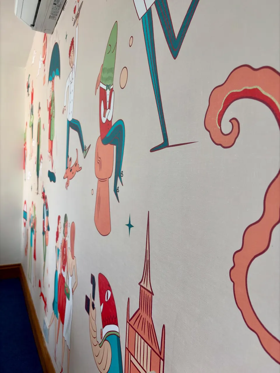Bespoke Wall & Window Graphics for Langosteria's London Office